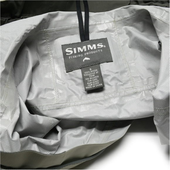 SIMMS Fishing Hooded Wading Jacket/Windbreaker Unisex Size S - Picture 4 of 12